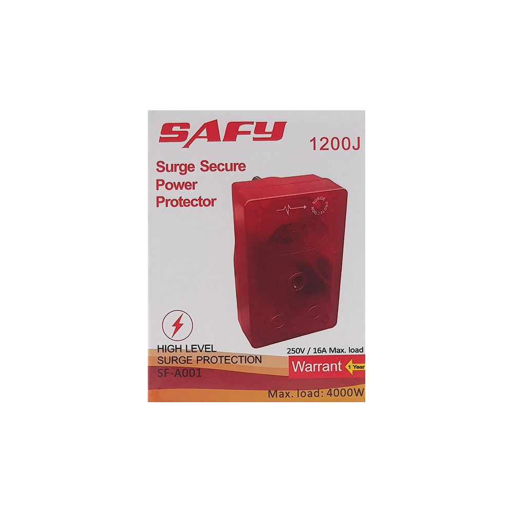 Safy Surge Power Protector Plug SF-A001 - LRER